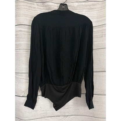 NWT Knot Sisters Wrap Style Long Sleeve Bodysuit Size S