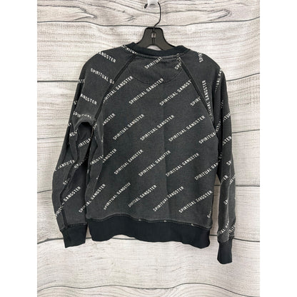 Spiritual Gangster Black Logo Sweatshirt Size XS