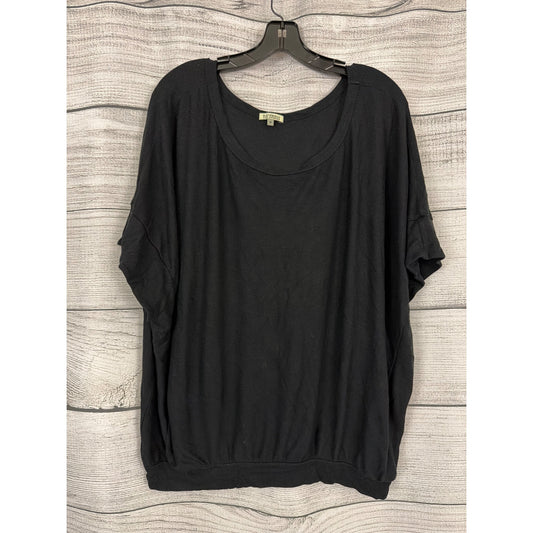 Bordeaux Los Angeles Black Oversized Casual Top Size M