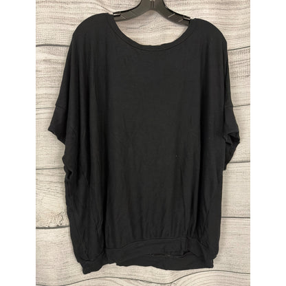 Bordeaux Los Angeles Black Oversized Casual Top Size M