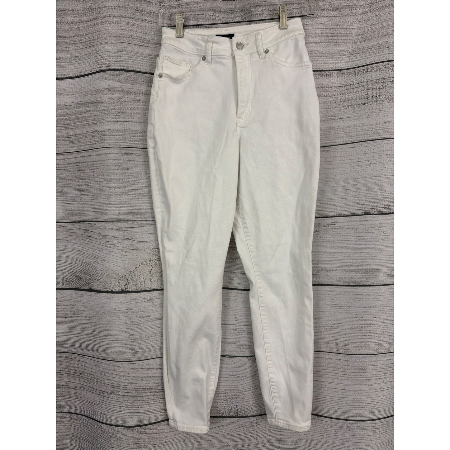 Express White Curvy Skinny High Rise Jeans Size 2R