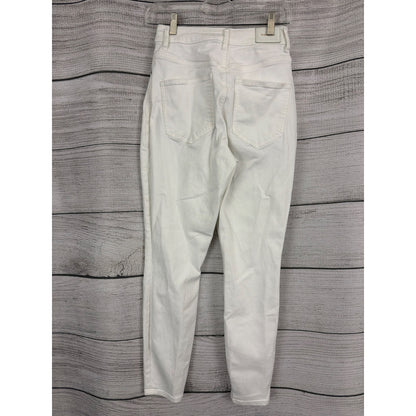 Express White Curvy Skinny High Rise Jeans Size 2R