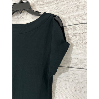 Humanoid Long Open Shoulder Dress With Cap Sleeves Size XS