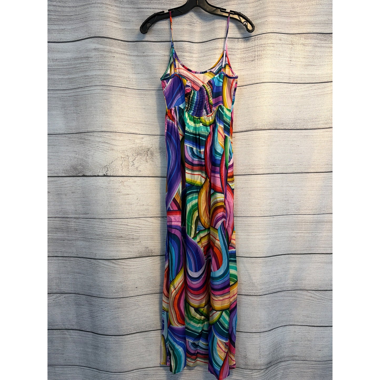 NWT Johnny Was Colorful Swirl Print Maxi Dress Size XS