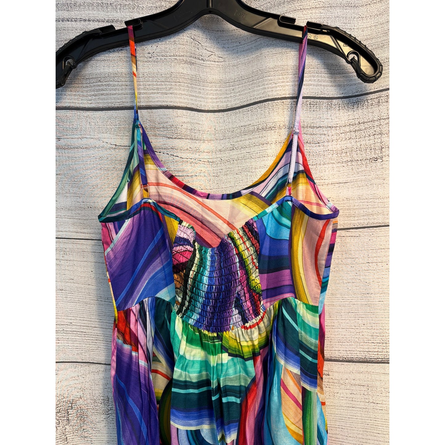 NWT Johnny Was Colorful Swirl Print Maxi Dress Size XS