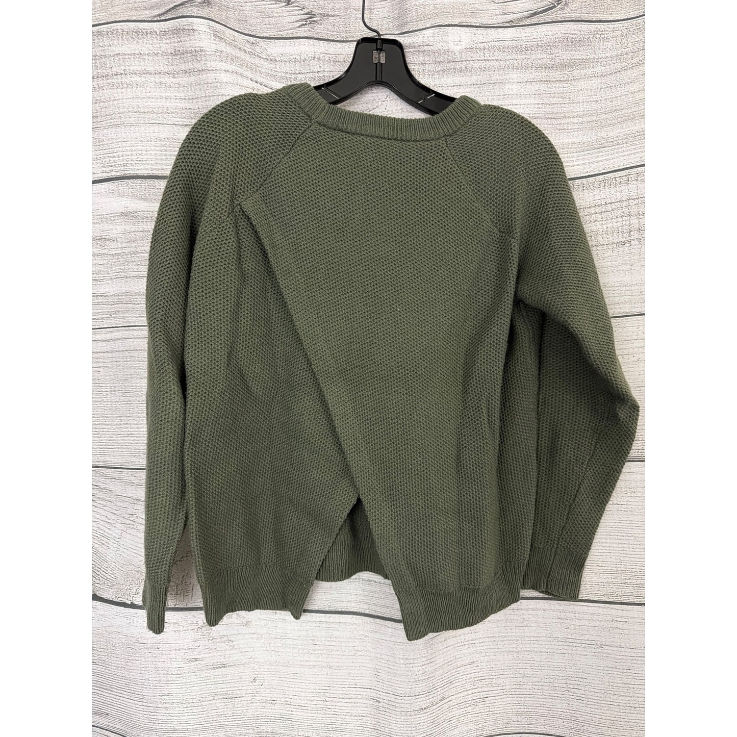 Madewell Olive Green Province Cross-Back Pullover Sweater Size XS