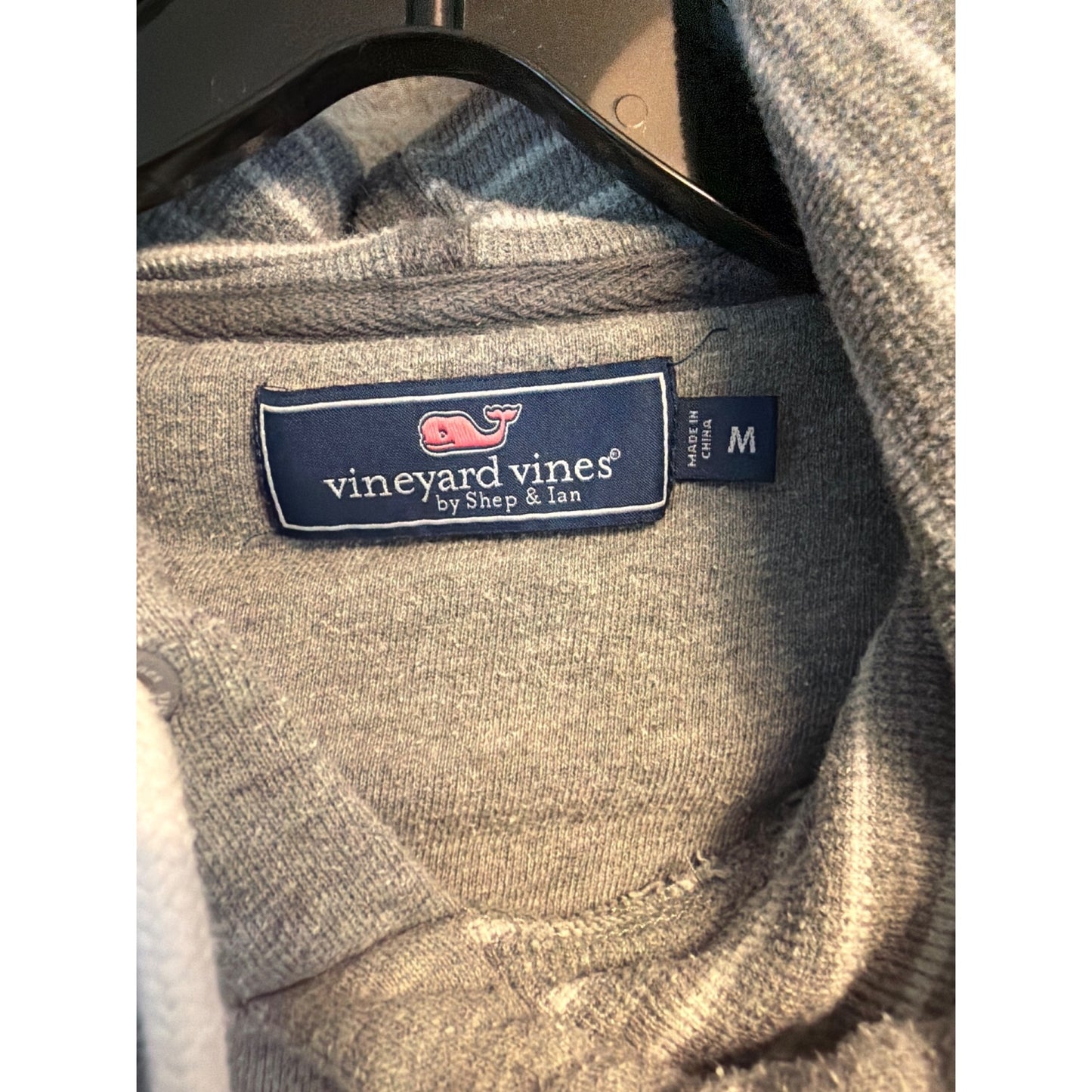 Vineyard Vines Mens Gray Hoodie Sweatshirt Size M