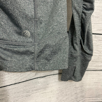 MPG Gray Full-Zip Hoodie With Black Accents Size M