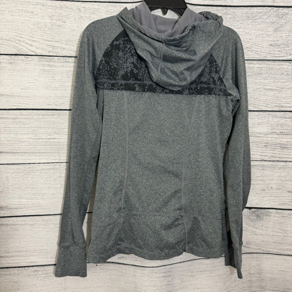 MPG Gray Full-Zip Hoodie With Black Accents Size M