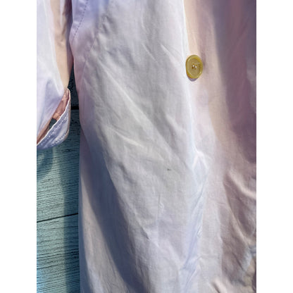 Barneys New York Pink Double-Breasted Trench Coat With Belt Size 8/42