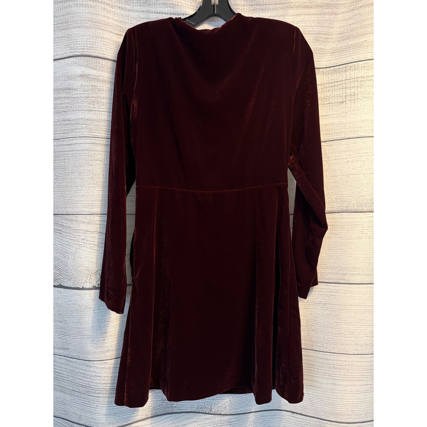 NWT The Kooples Velvet Faux Wrap Mini Dress Size 2