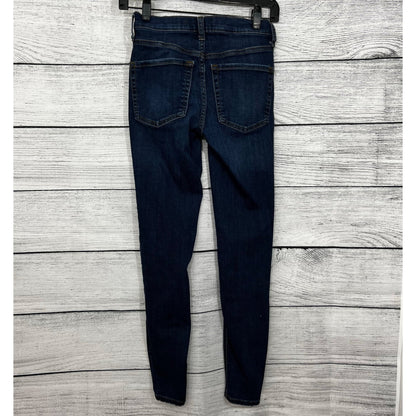 Free People Distressed Denim Jeans, Size 24
