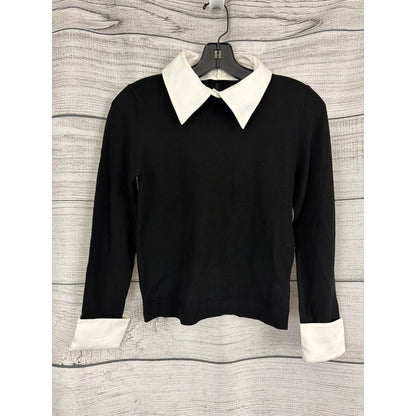 NWT Alice + Olivia Porla Collared Sweater Size S