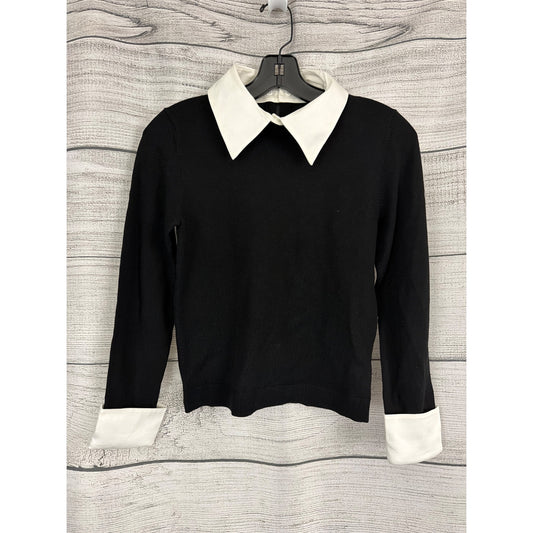 NWT Alice + Olivia Porla Collared Sweater Size S