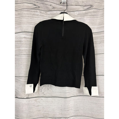 NWT Alice + Olivia Porla Collared Sweater Size S