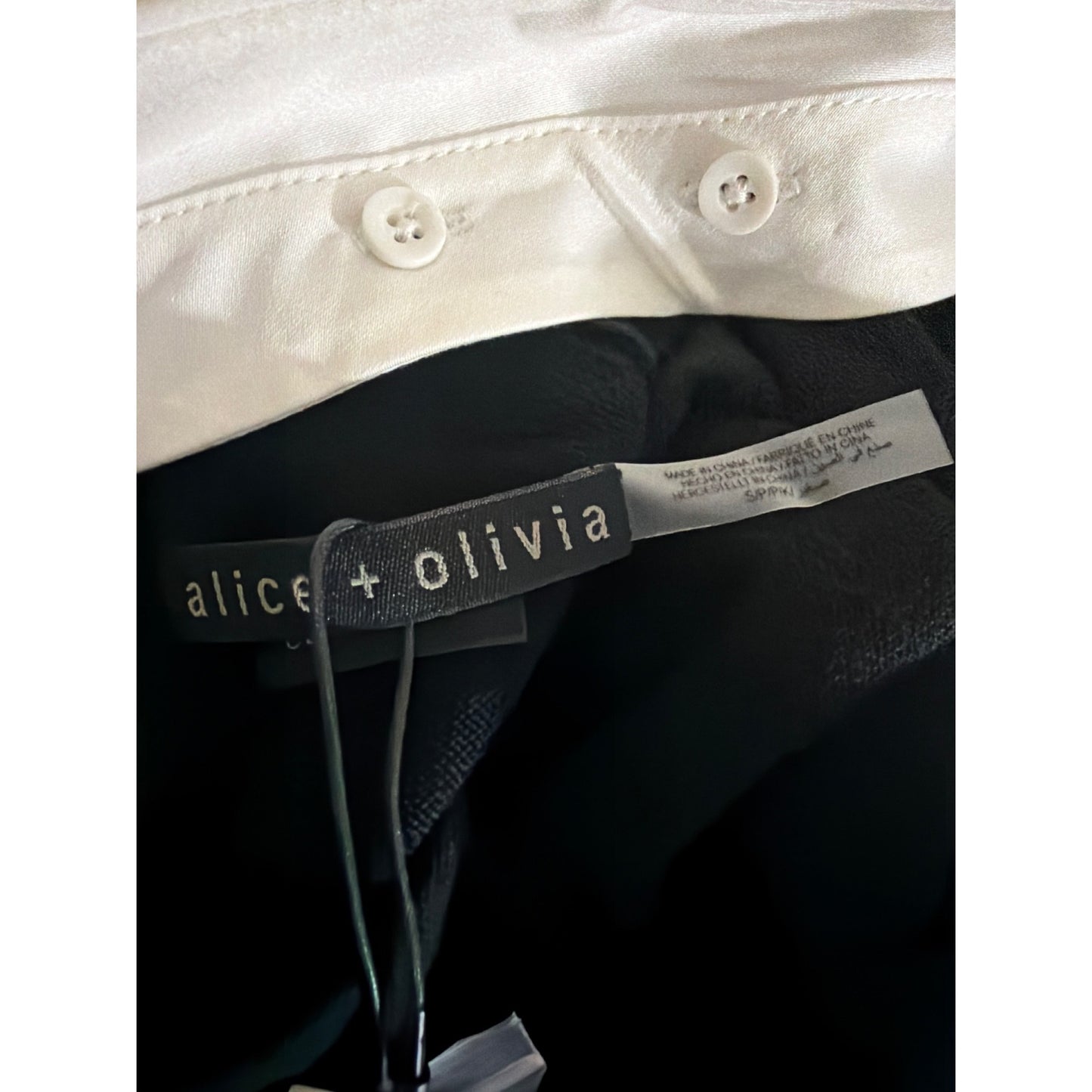 NWT Alice + Olivia Porla Collared Sweater Size S