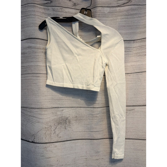 BCBGMaxazria Asymmetric One Shoulder Crop Top Size XXS