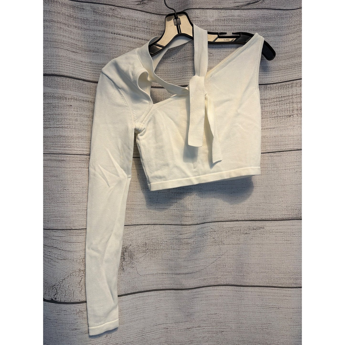 BCBGMaxazria Asymmetric One Shoulder Crop Top Size XXS