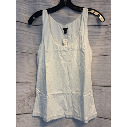 NWT J.Crew White Tank Top M