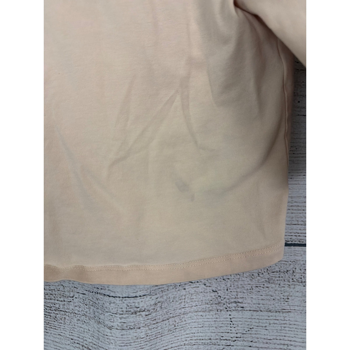 Levis Beige Puff Sleeve Womens Top Size S