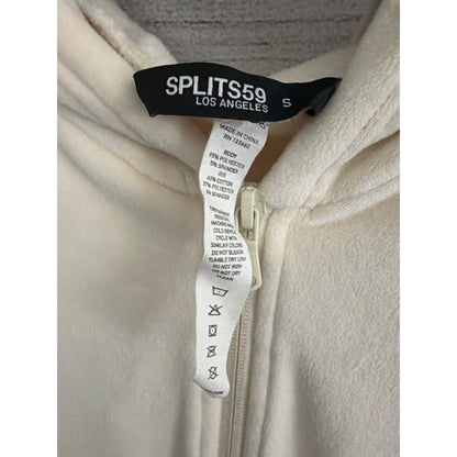 Splits59 Off White Rhys Velour Jogger Set Bottom Size XS, Top Size S
