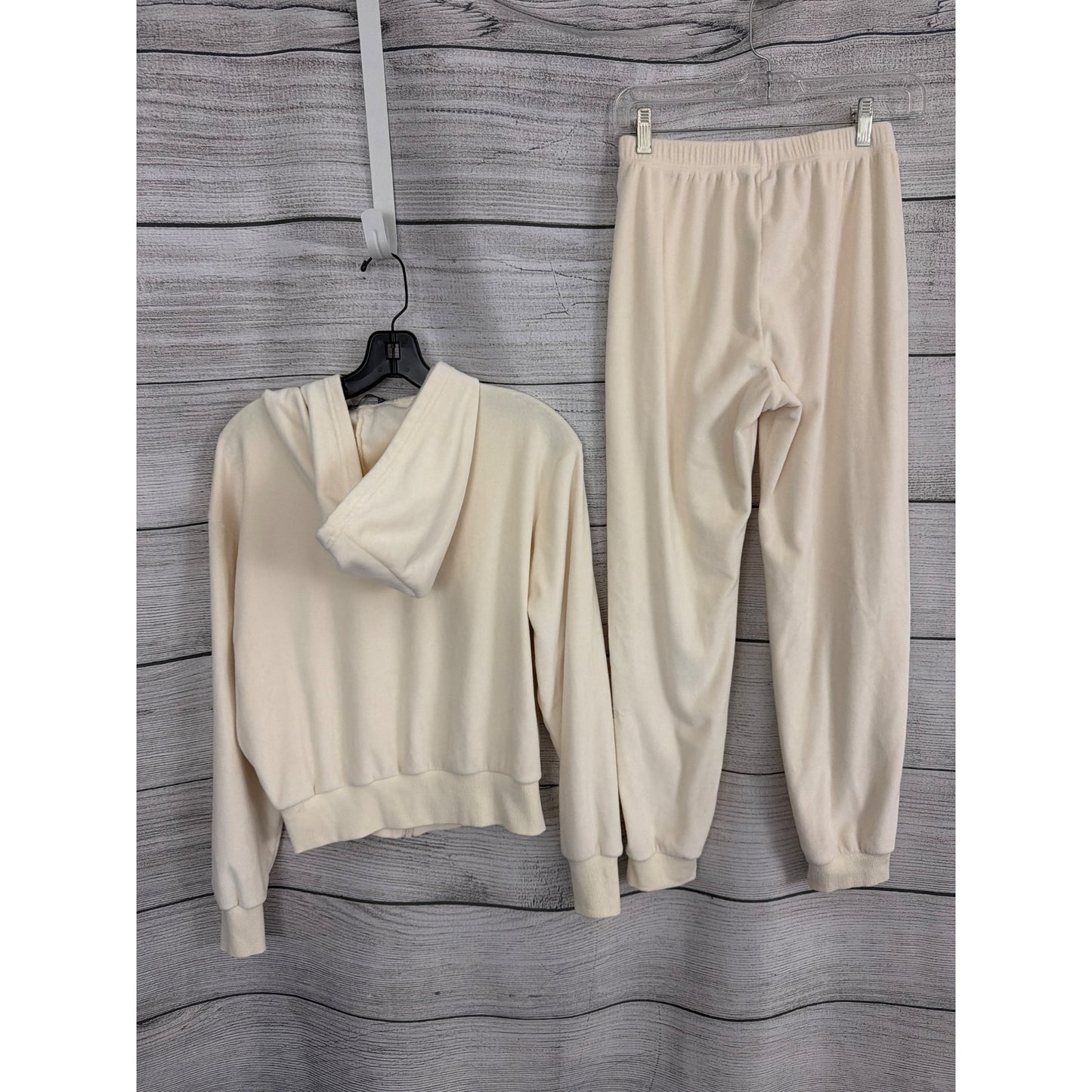 Splits59 Off White Rhys Velour Jogger Set Bottom Size XS, Top Size S