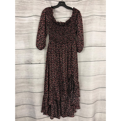 Chelsea 28 Off The Shoulder Midi High Low Dress Size L