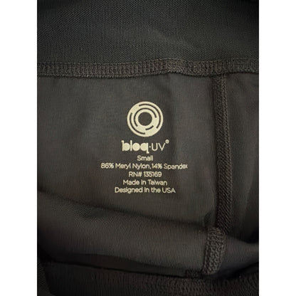 Bloq-UV Black Adjustable Skirted Capri Leggings Size S