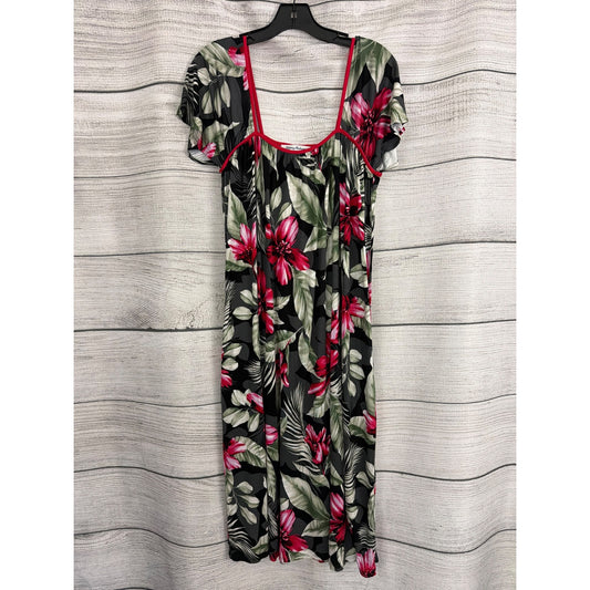 Tommy Bahama Tropical Floral Maxi Dress Size L