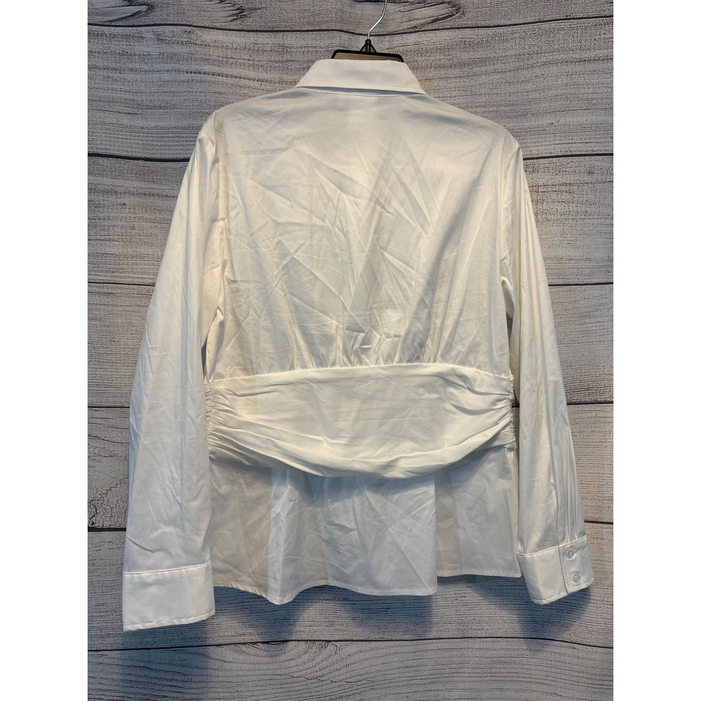 Finley White Button Down Shirt Size Large