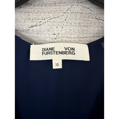 Diane Von Furstenberg Eldridge Flutter Sleeve Maxi Dress Size 10
