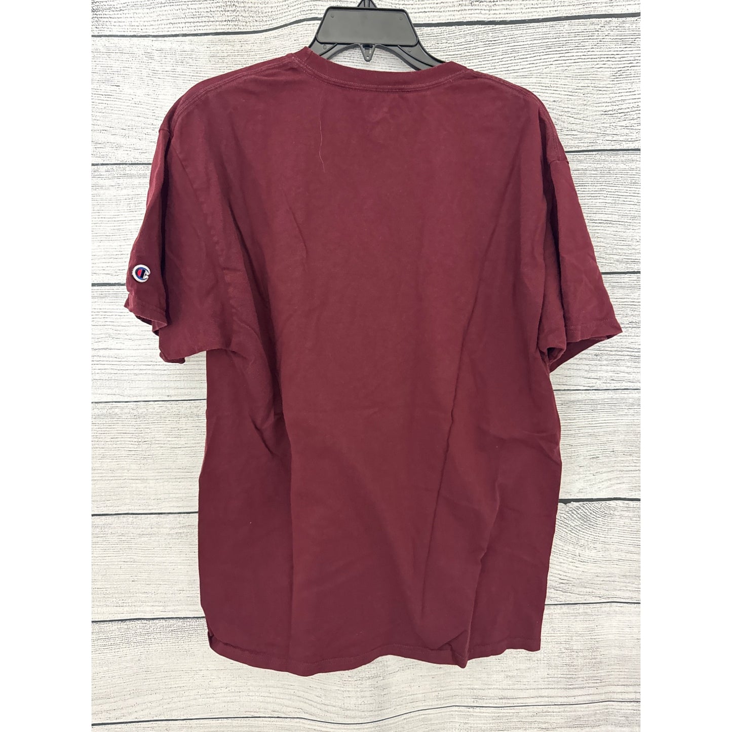 Boston College Soccer T-Shirt Maroon Champion Brand L