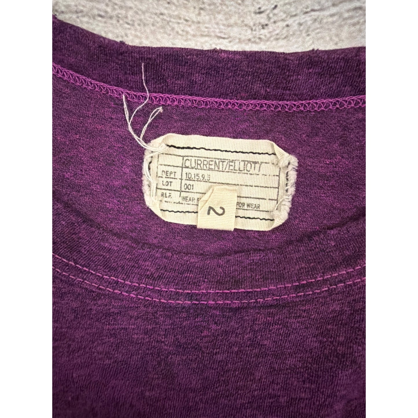 Current/Elliott Purple Sleeveless Tank Top Size 2/M