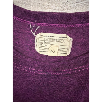 Current/Elliott Purple Sleeveless Tank Top Size 2/M