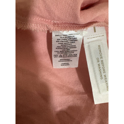 Loft Sleeveless Linen Blend Shift Dress Size 4