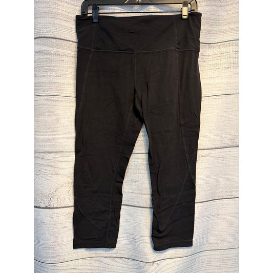 Athleta Black Capri Leggings Size L