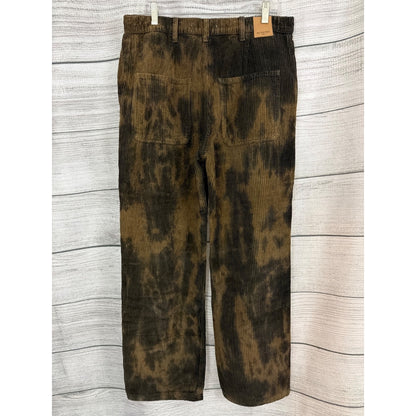 NWOT We The Free Corduroy Wide Leg Tie-Dye Pants Size 31