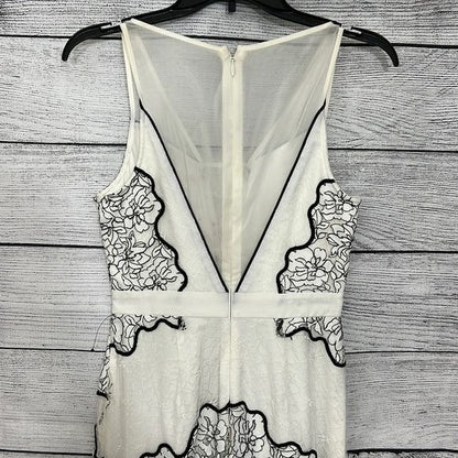 NWOT black and white lace dress