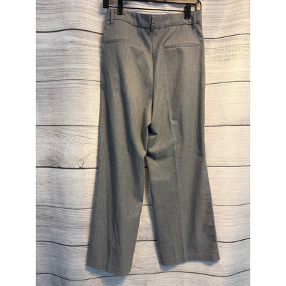 Divided Tailored Gray Wide Leg Business Casual Trousers Size 6