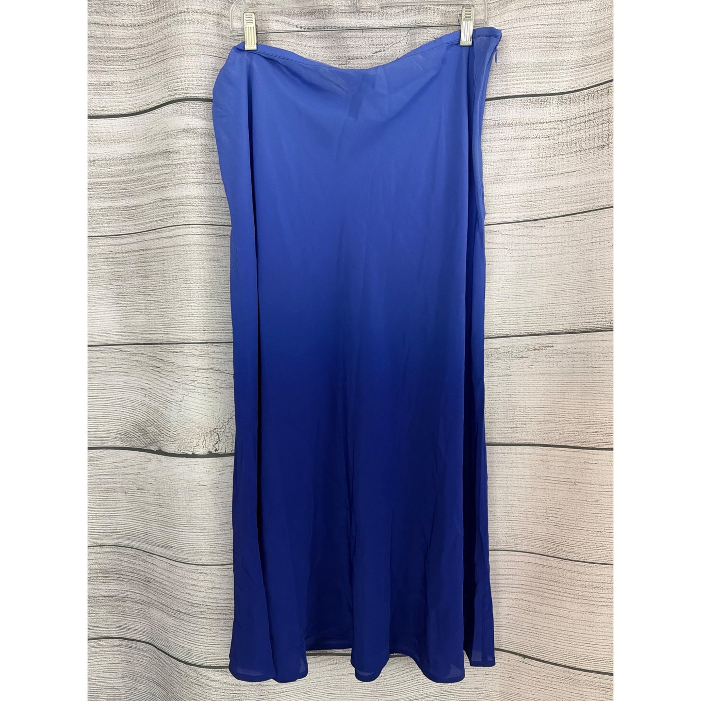 NWT Rixo Kelly Gradient-Pattern Silk Midi Skirt Size XL