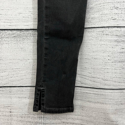 Rag & Bone Capri Jeans Black Denim 10 Inch Stretch, Size 24