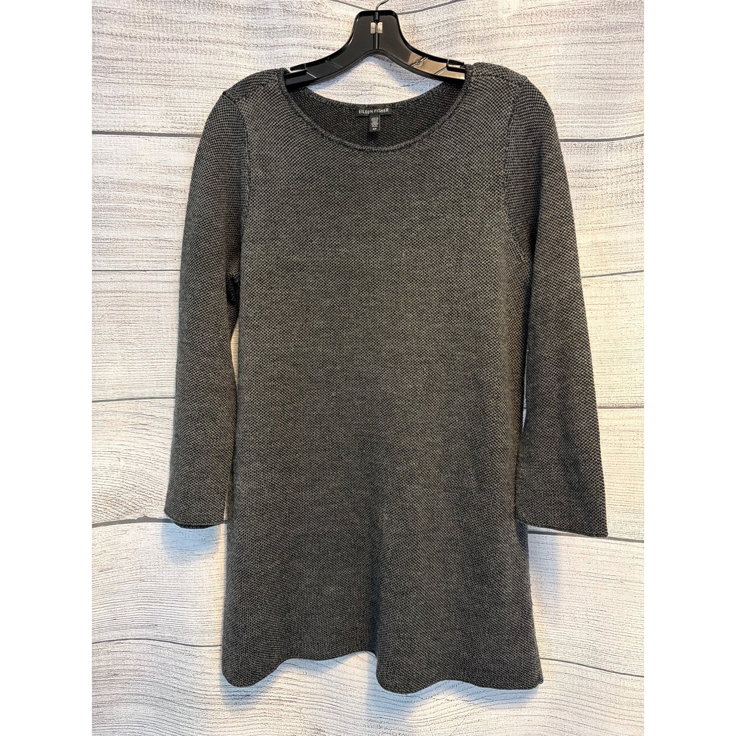 Eileen Fisher 100% Extra Fine Merino Wool Sweater Tunic Size S