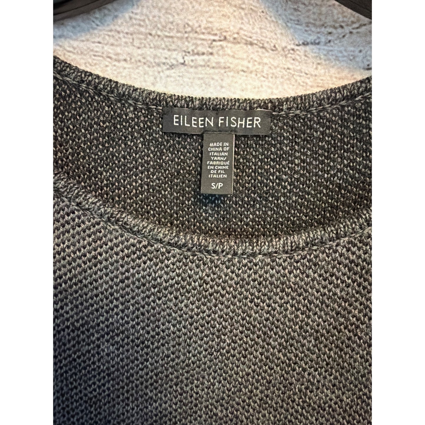 Eileen Fisher 100% Extra Fine Merino Wool Sweater Tunic Size S