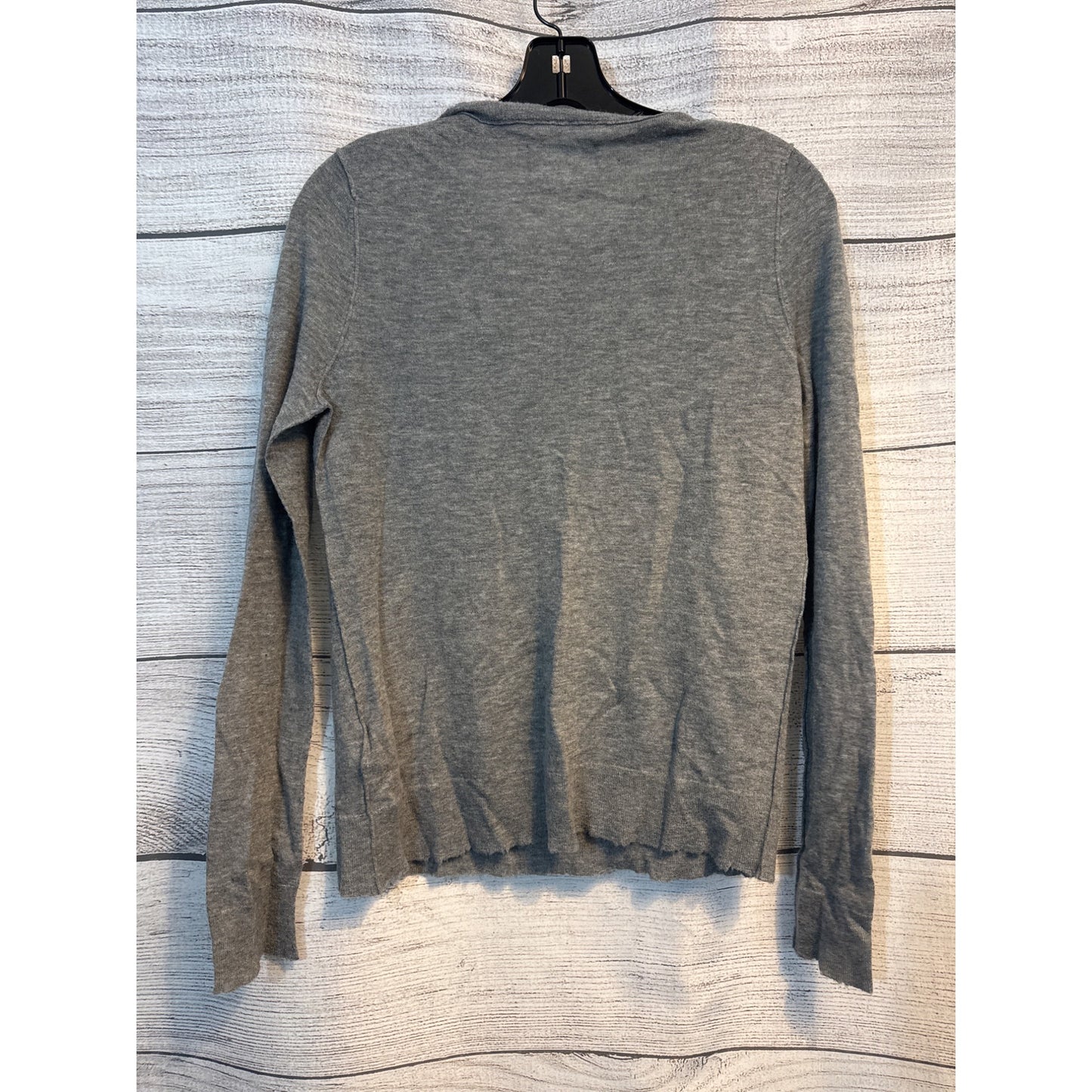 Zadig & Voltaire Grey Skull Studded Long Sleeve Cashmere Sweater Size S