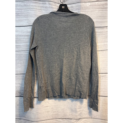 Zadig & Voltaire Grey Skull Studded Long Sleeve Cashmere Sweater Size S