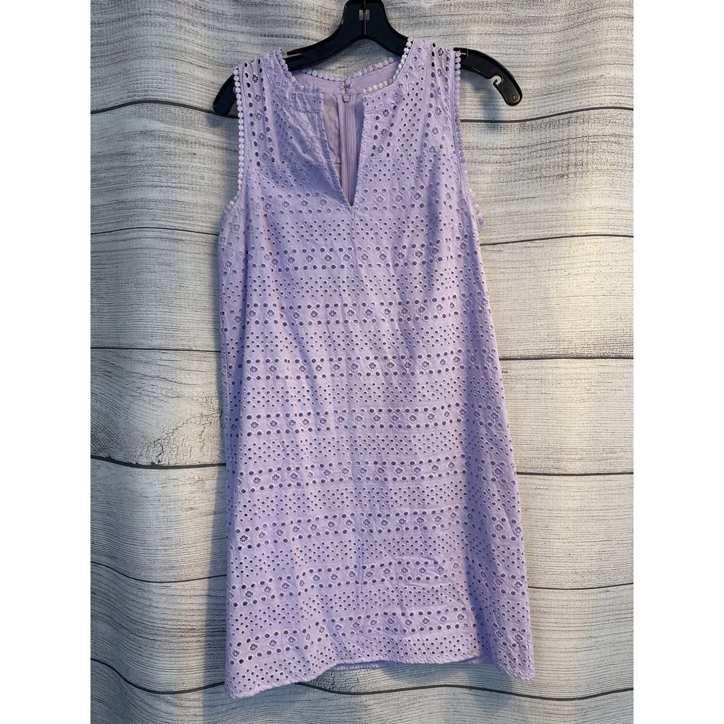 Loft Sleeveless Eyelet Shift Dress Size 4