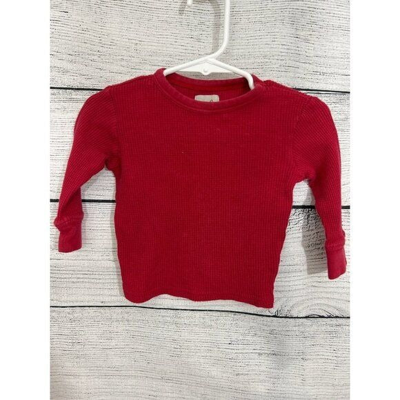 Peek Red Waffle Shirt