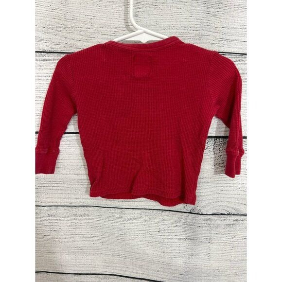 Peek Red Waffle Shirt