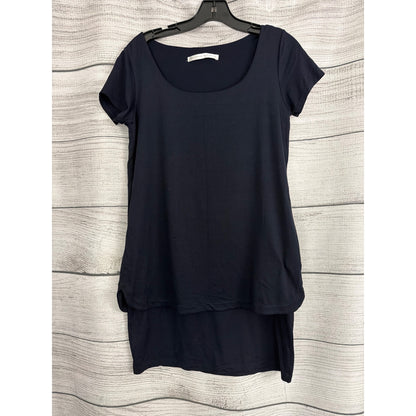 Susana Monaco Short Sleeve Layered Popover Dress Size L