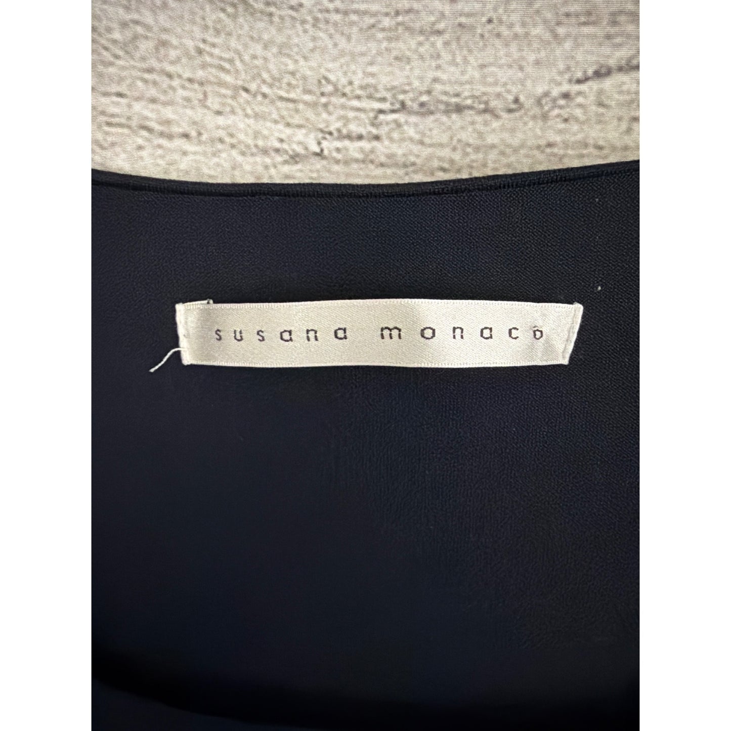 Susana Monaco Short Sleeve Layered Popover Dress Size L